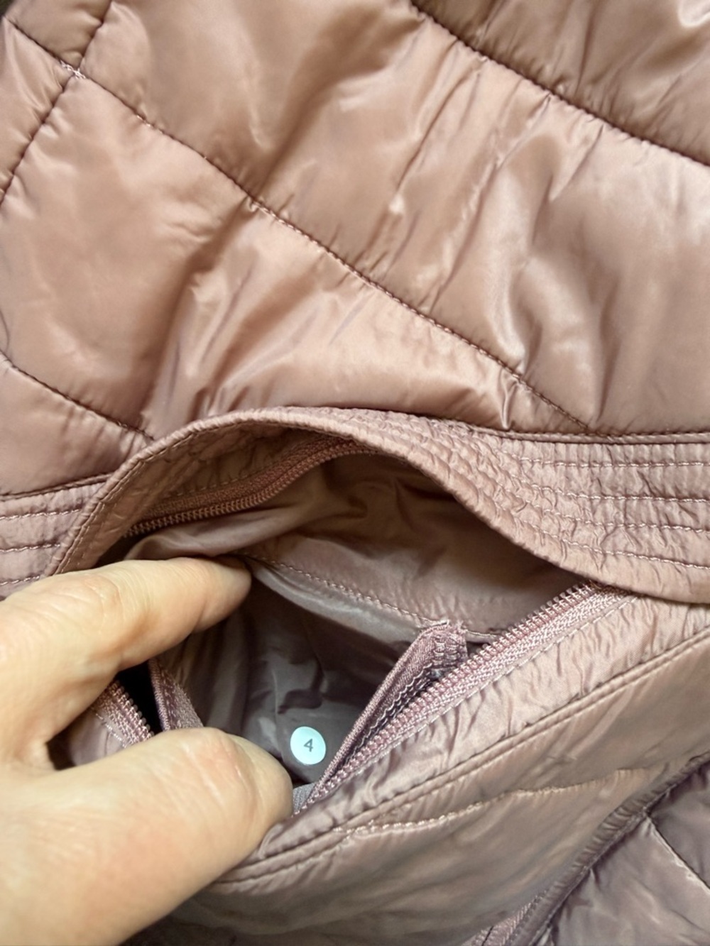Lululemon The Bomb Reversible Bomber Jacket in Bark Berry/Heathered Bark Berry - Picture 2 of 14